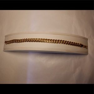 New 14k real yellow cuban braclet 8mm